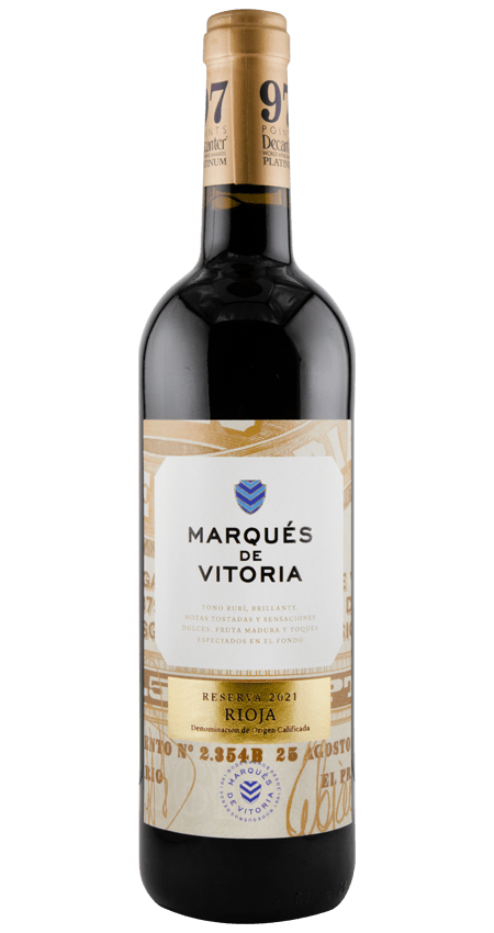 97 Pt. Bodegas Marqués De Vitoria Rioja Reserva 2021