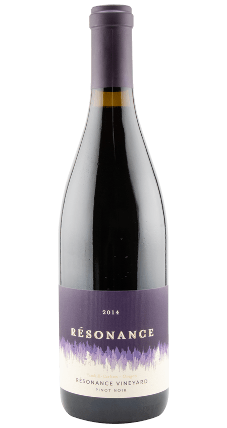 94 Pt. Résonance Winery Résonance Vineyard Estate Pinot Noir Yamhill Carlton Willamette Valley 2014