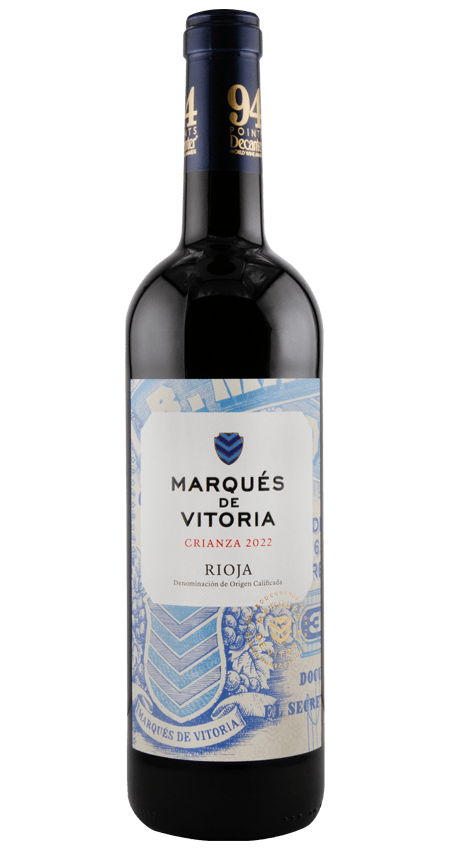 94 Pt. Bodegas Marqués De Vitoria Rioja Crianza 2022