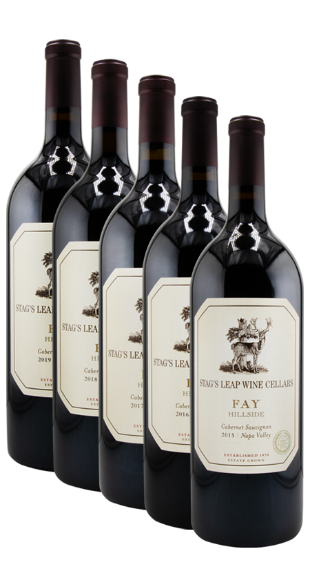 Stag's Leap Wine Cellars Fay Hillside Napa Valley Cabernet Sauvignon Magnum 1.50L Five Year Vertical 2015-2019