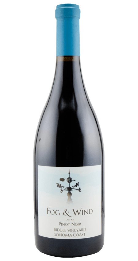 96 Pt. Fog and Wind by Sojourn Cellars Sonoma Coast Pinot Noir Riddle Vineyard 2022