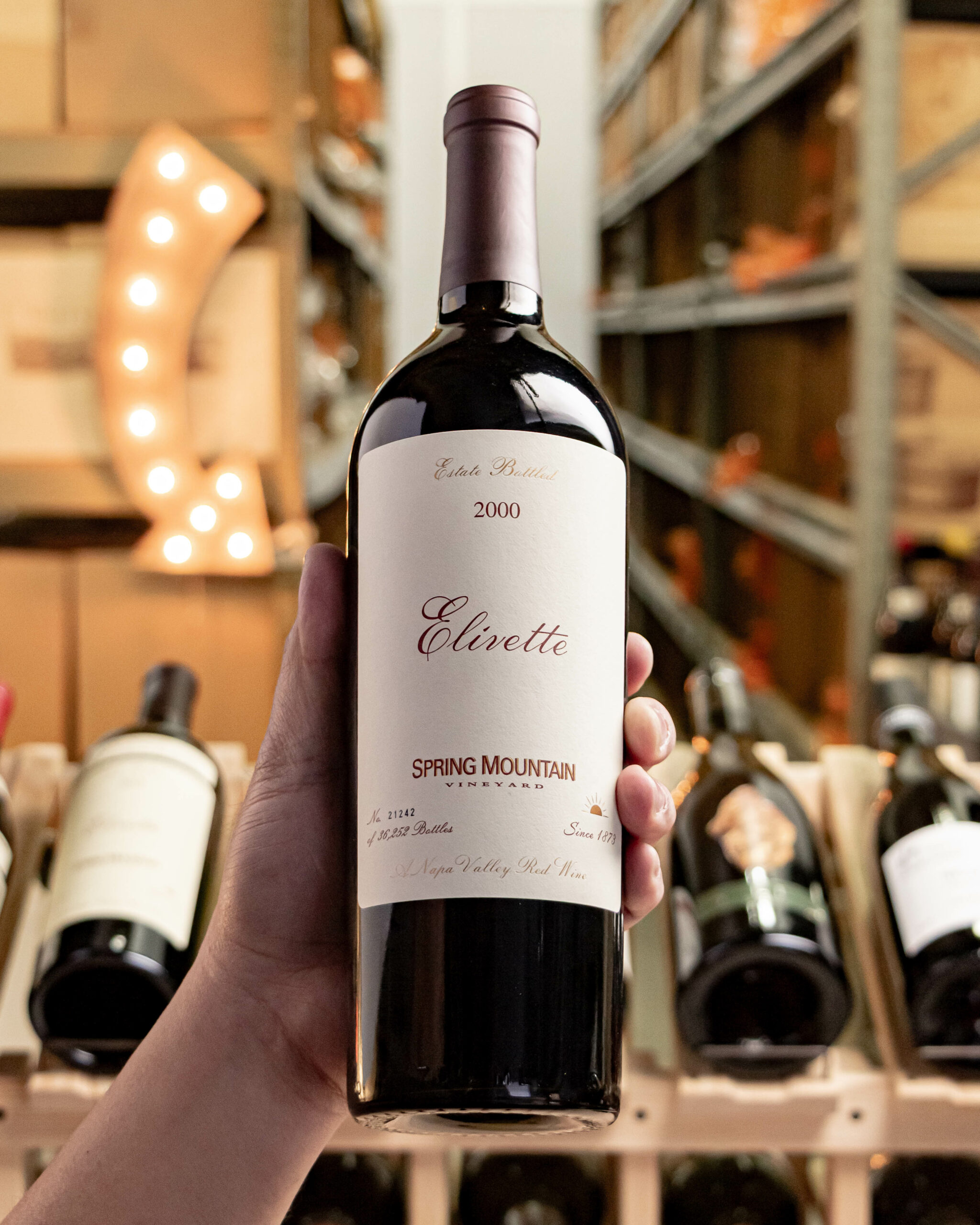 Spring Mountain Vineyard Red Blend Elivette Spring Mountain District Napa Valley 2000