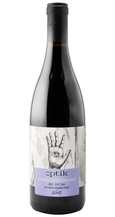 95 Pt. Optik Petite Sirah French Camp Vineyard Paso Robles 2022