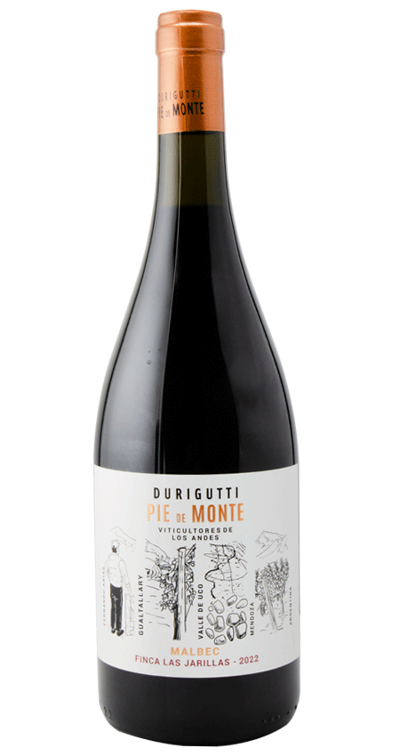 94 Pt. Durigutti Malbec Pie de Monte Finca Las Jarillas 2022 Mendoza