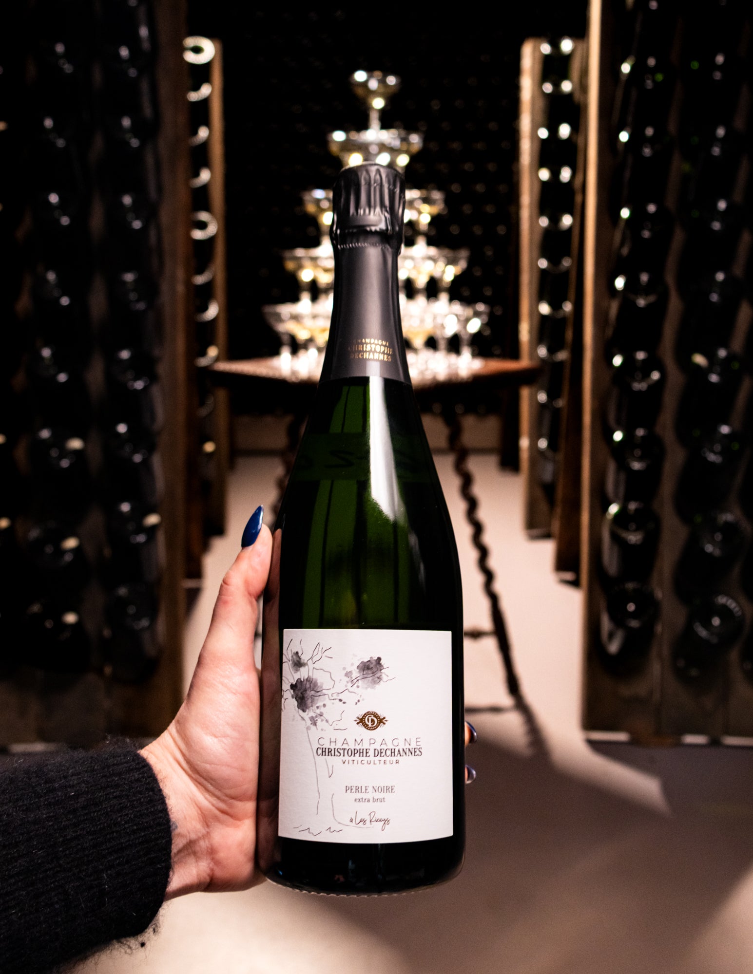 Champagne Christophe Dechannes Perle Noire Les Riceys Extra Brut NV