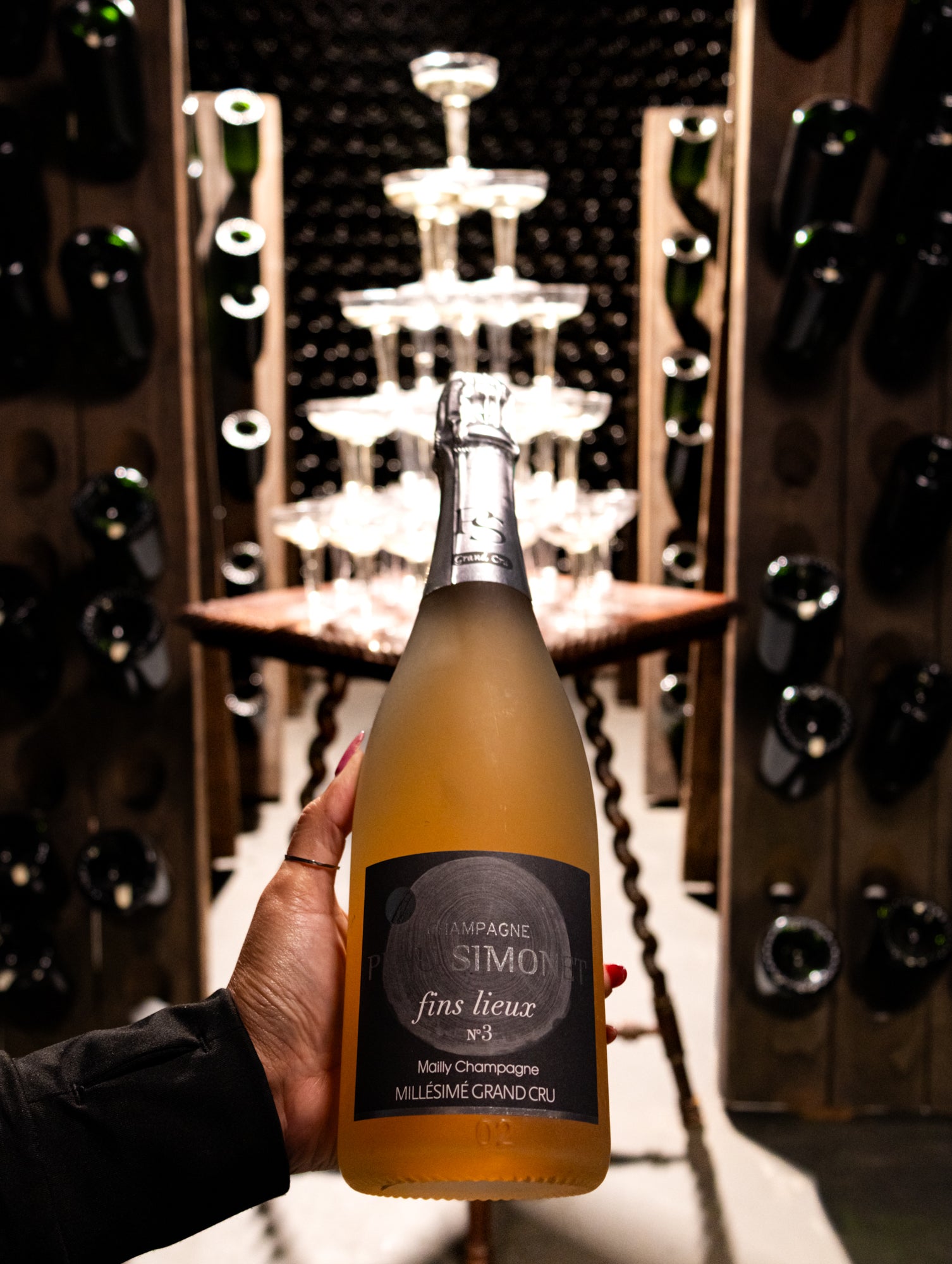 Champagne Pehu-Simonet Blanc de Noirs Fins Lieux N°3 Maily Les Poules Extra Brut Grand Cru Millésime 2012