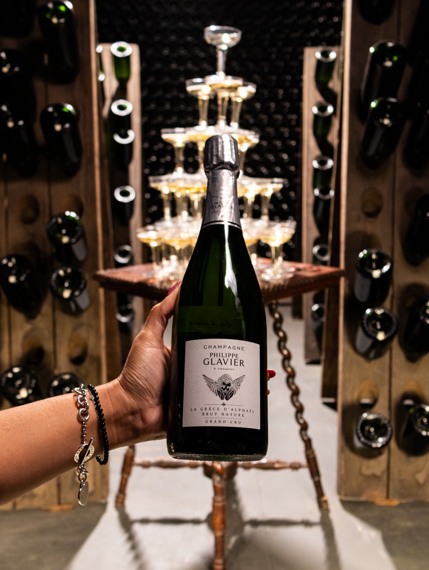 Champagne Philippe Glavier Blanc de Blancs La Grâce d'Alphaël Brut Nature Grand Cru NV