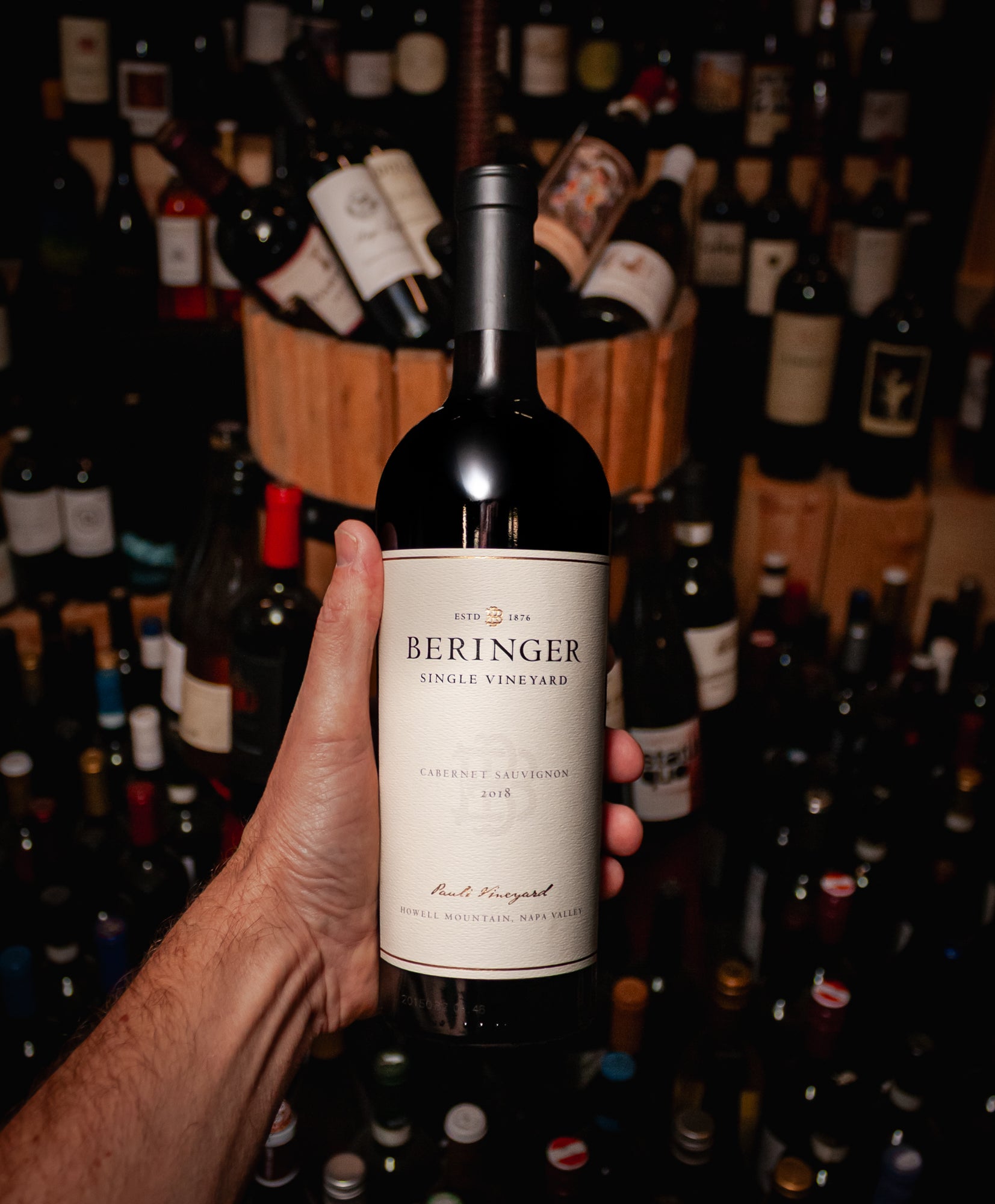 Beringer Cabernet Sauvignon Pauli Vineyard Howell Mountain Napa Valley 2018