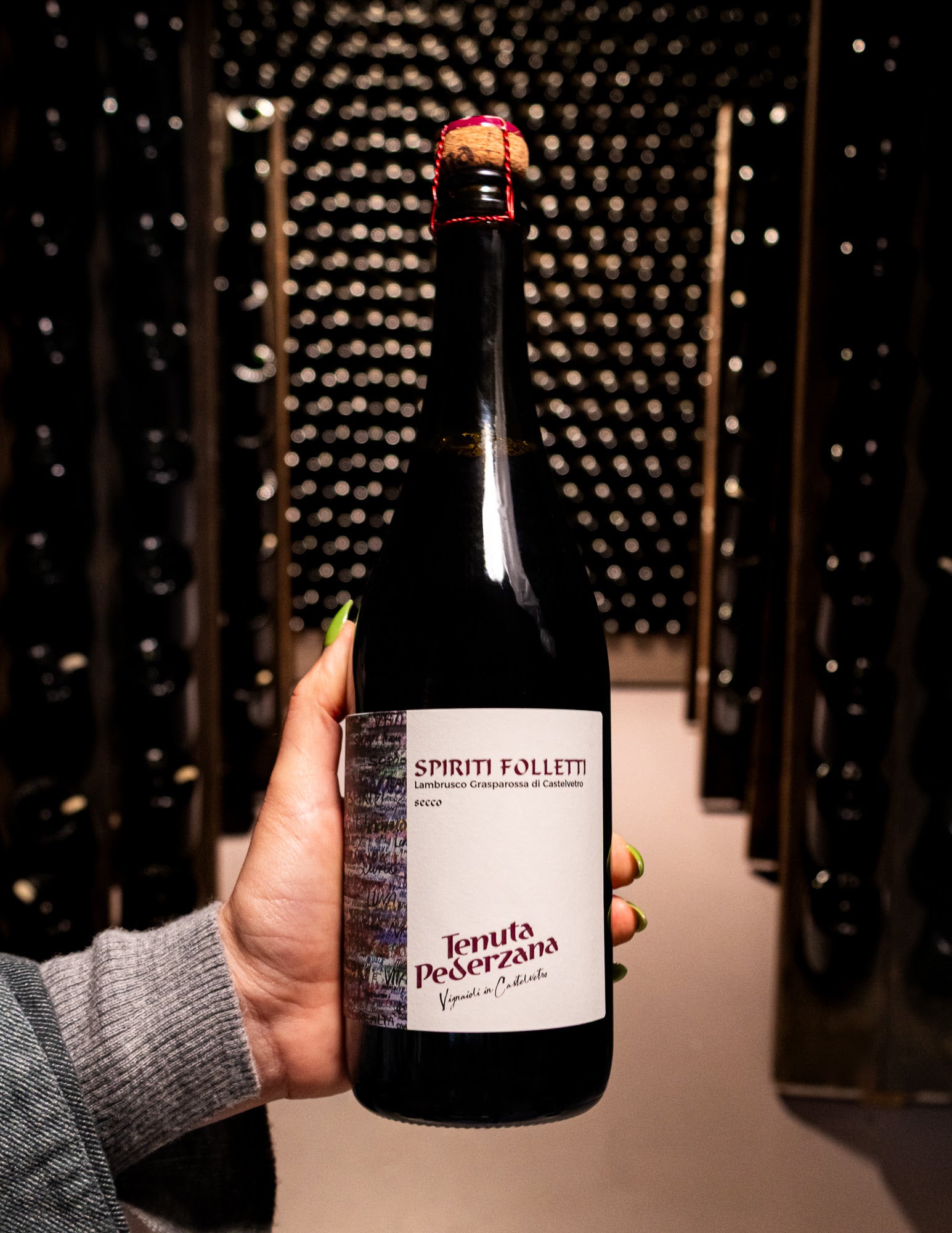 Tenuta Pederzana Lambrusco Grasparossa Castelvetro Spiriti Folletti Secco NV