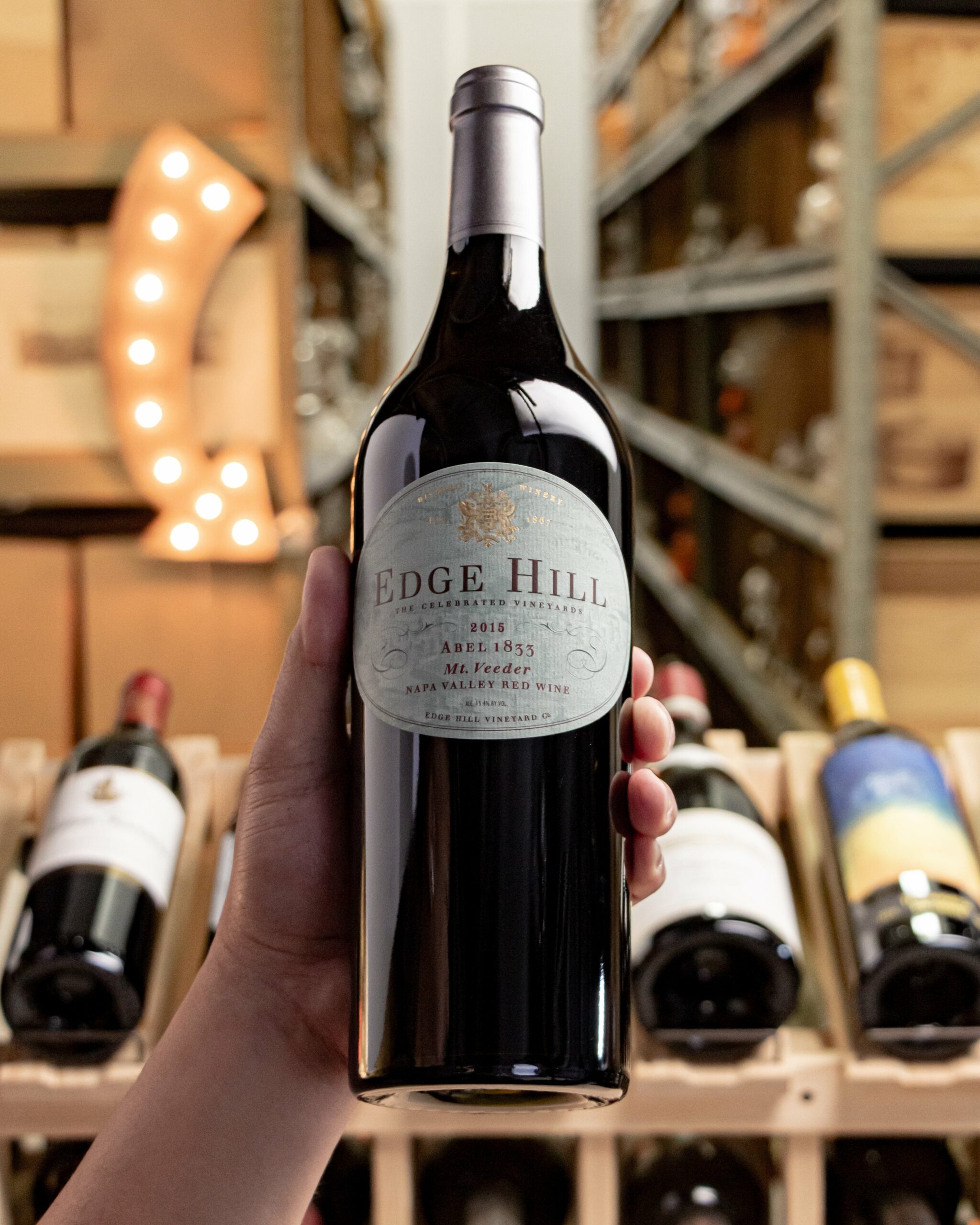 Edge Hill Red Blend Abel 1833 Mount Veeder Napa Valley 2015
