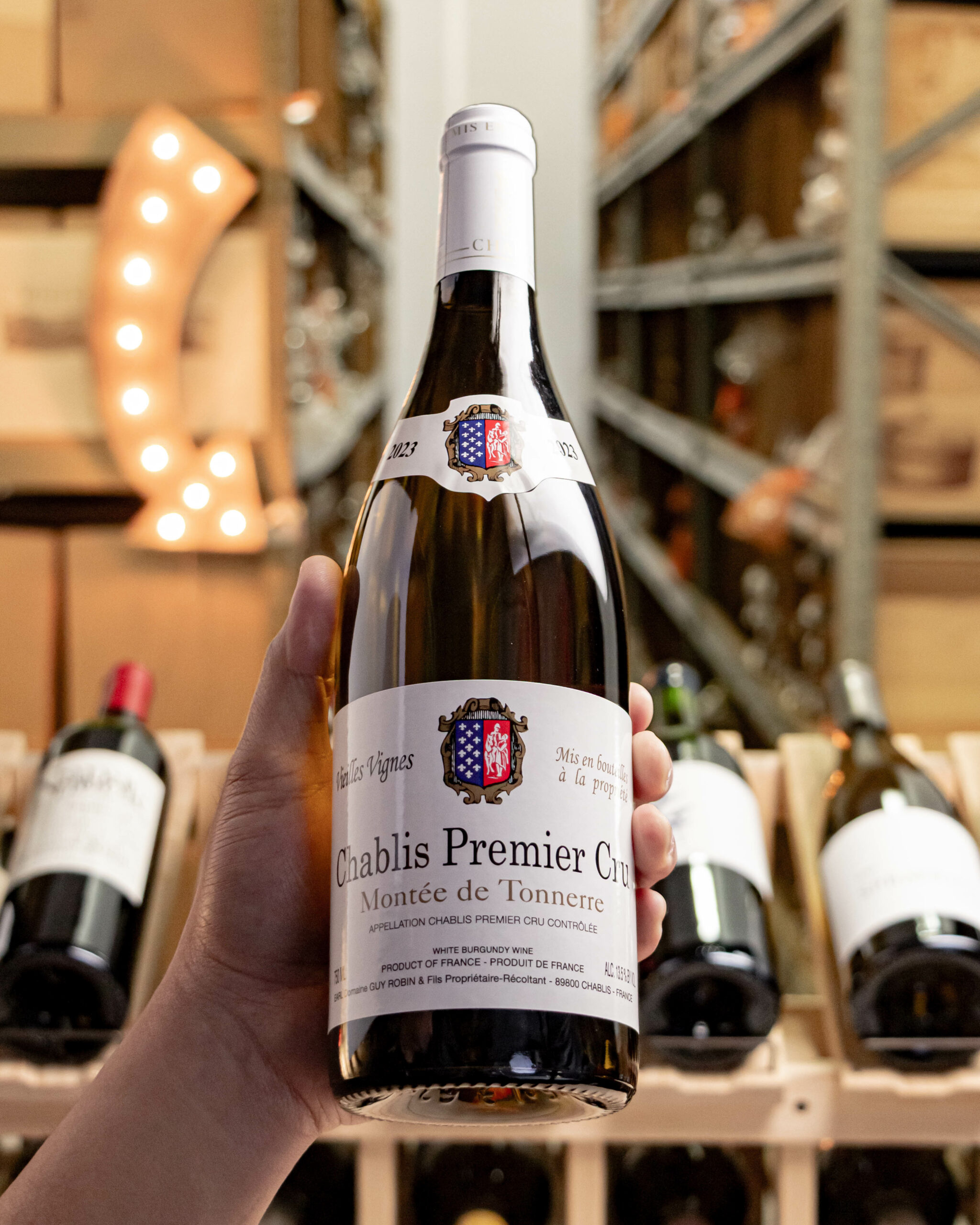 Domaine Guy Robin Chablis Montee de Tonnerre Premier Cru 2023