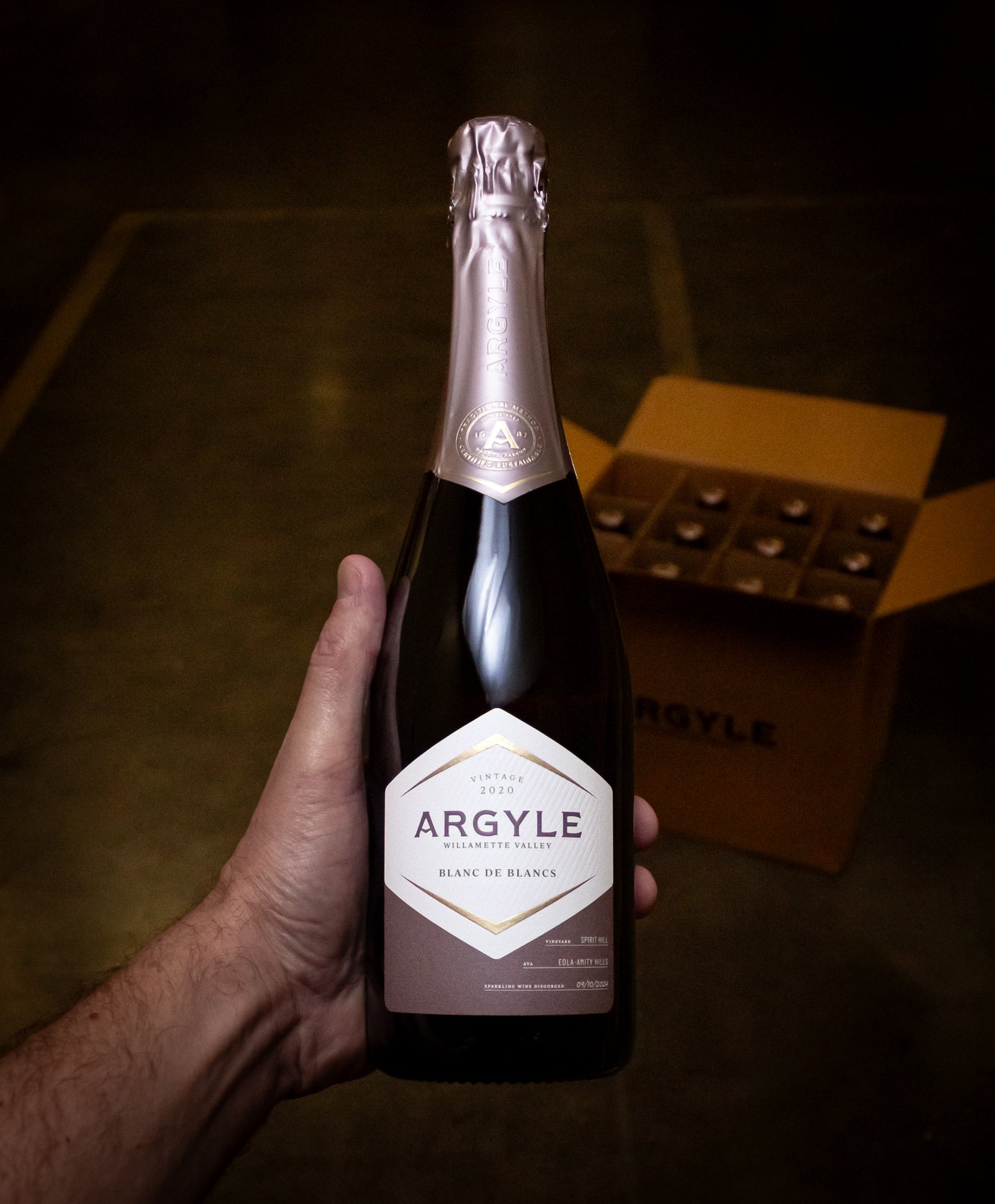 Argyle Blanc de Blancs Spirit Hill Vineyards Eola-Amity Hills Willamette Valley 2020