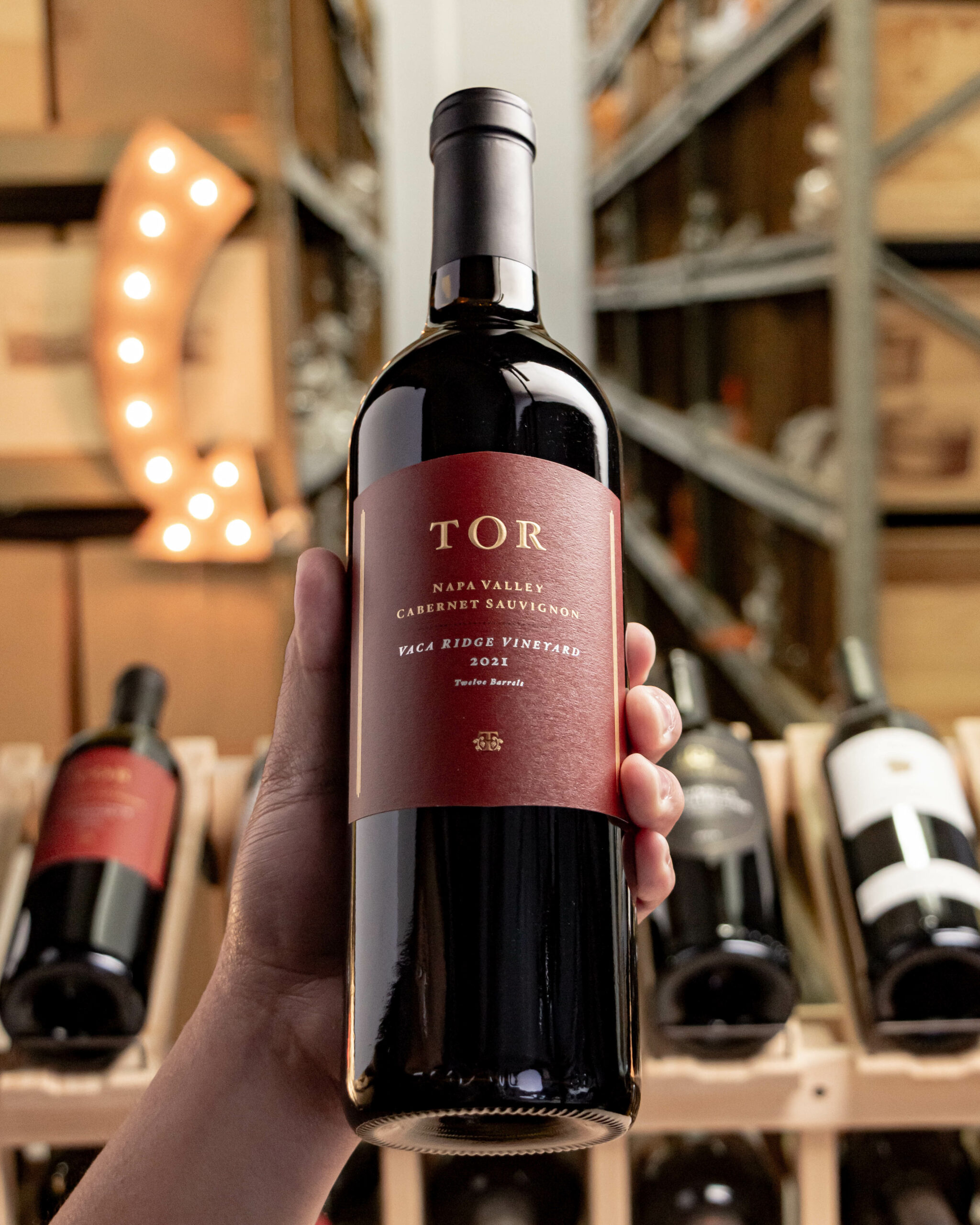TOR Wines Cabernet Sauvignon Vaca Ridge Vineyard Napa Valley 2021