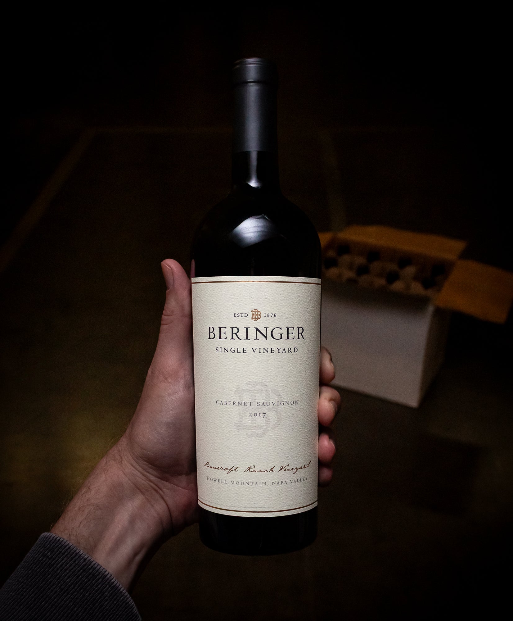 Beringer Vineyards Cabernet Sauvignon Bancroft Ranch Vineyard Howell Mountain Napa Valley 2017