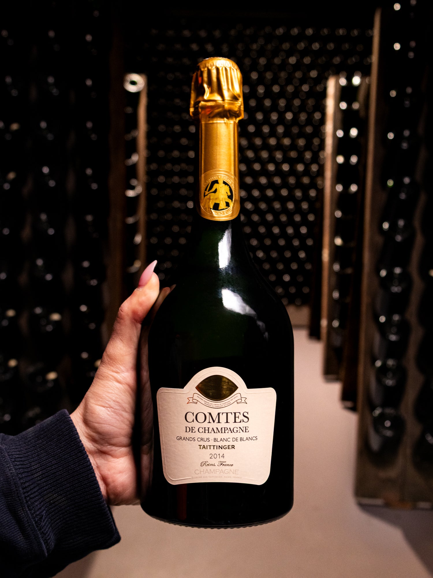 Champagne Taittinger Blanc de Blancs Comtes de Champagne Brut Grand Cru 2014