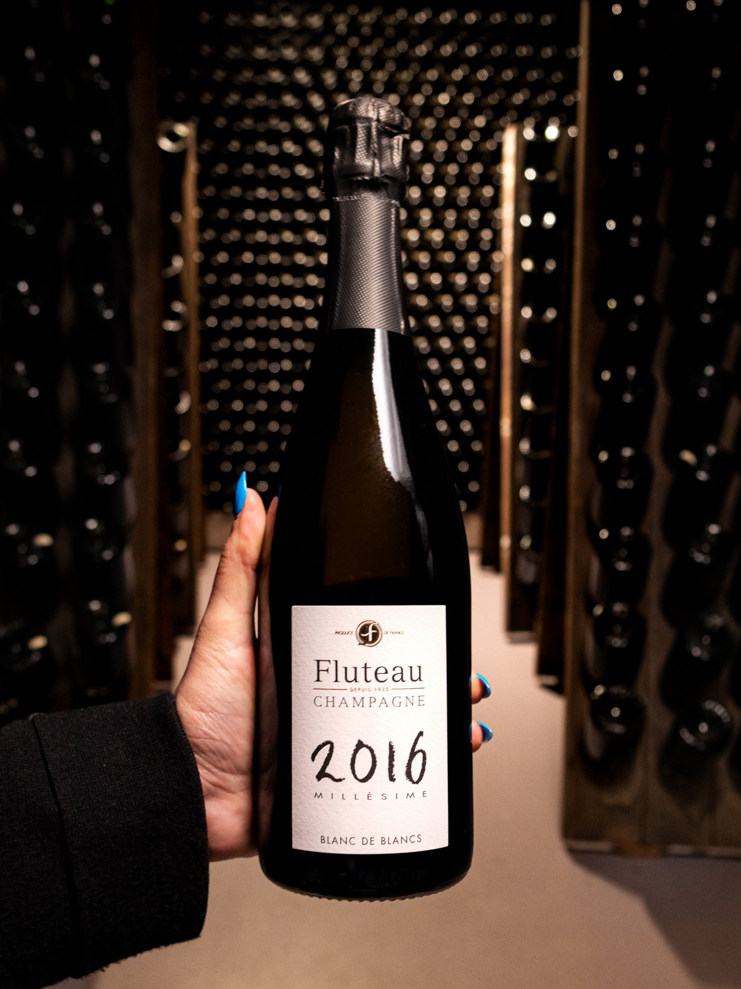 Champagne Fluteau Blanc de Blancs Millésime Extra Brut 2016