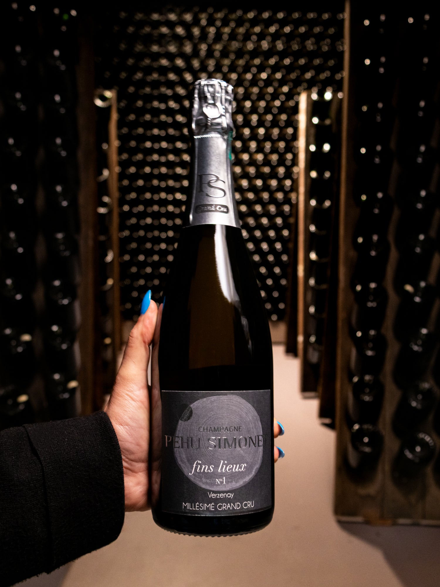 Champagne Pehu-Simonet Blanc de Noirs Fins Lieux N°1 Verzenay Les Perthois Extra Brut Grand Cru 2015
