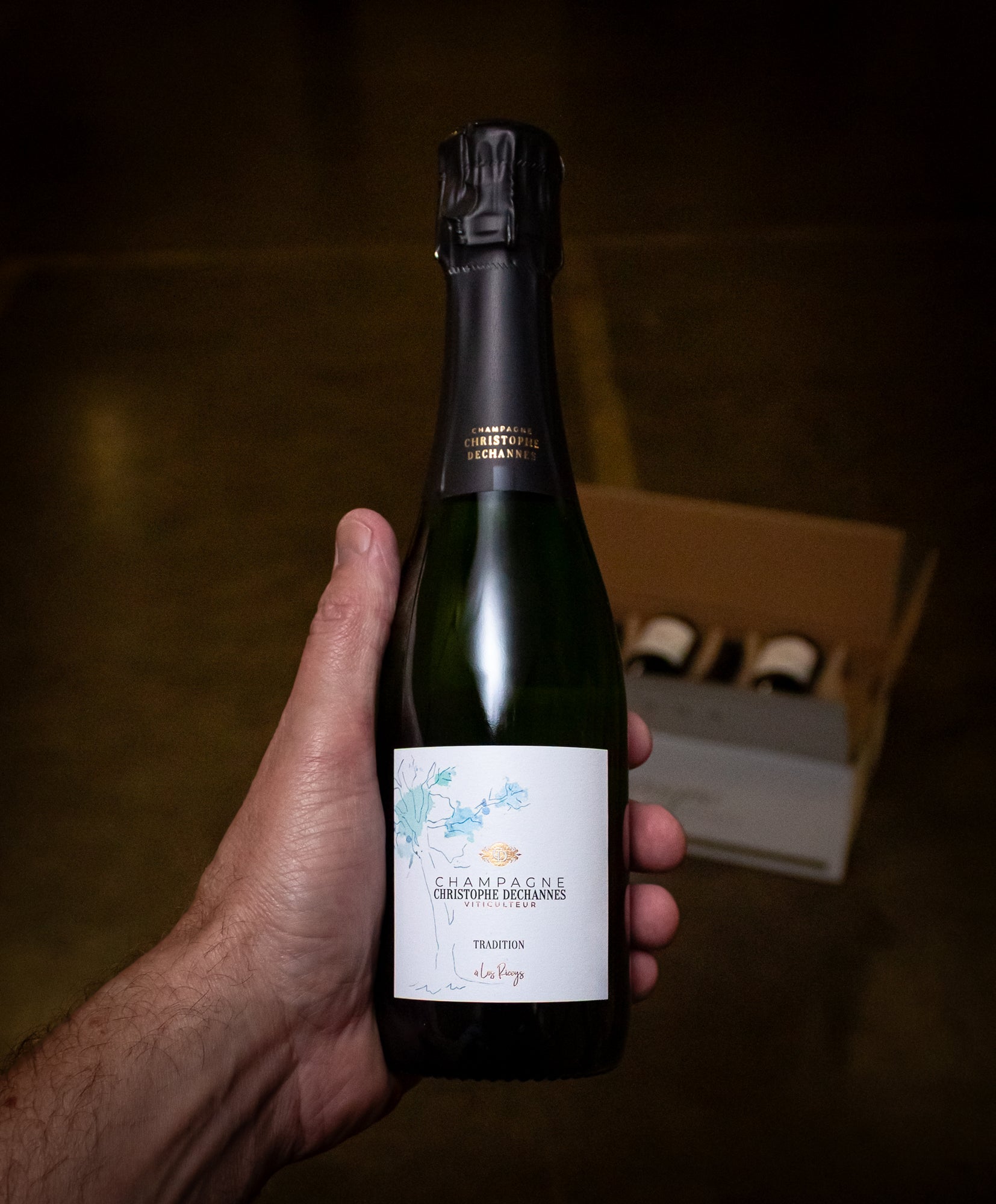 Champagne Christophe Dechannes Tradition Brut Les Riceys NV (Half Bottle 375mL)
