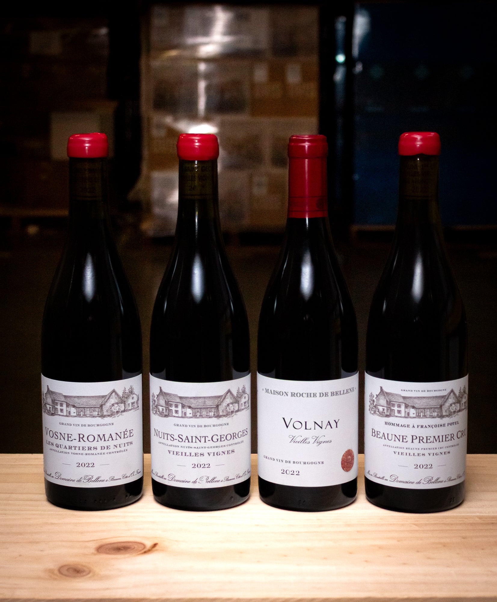 Burgundy Village 4-pack