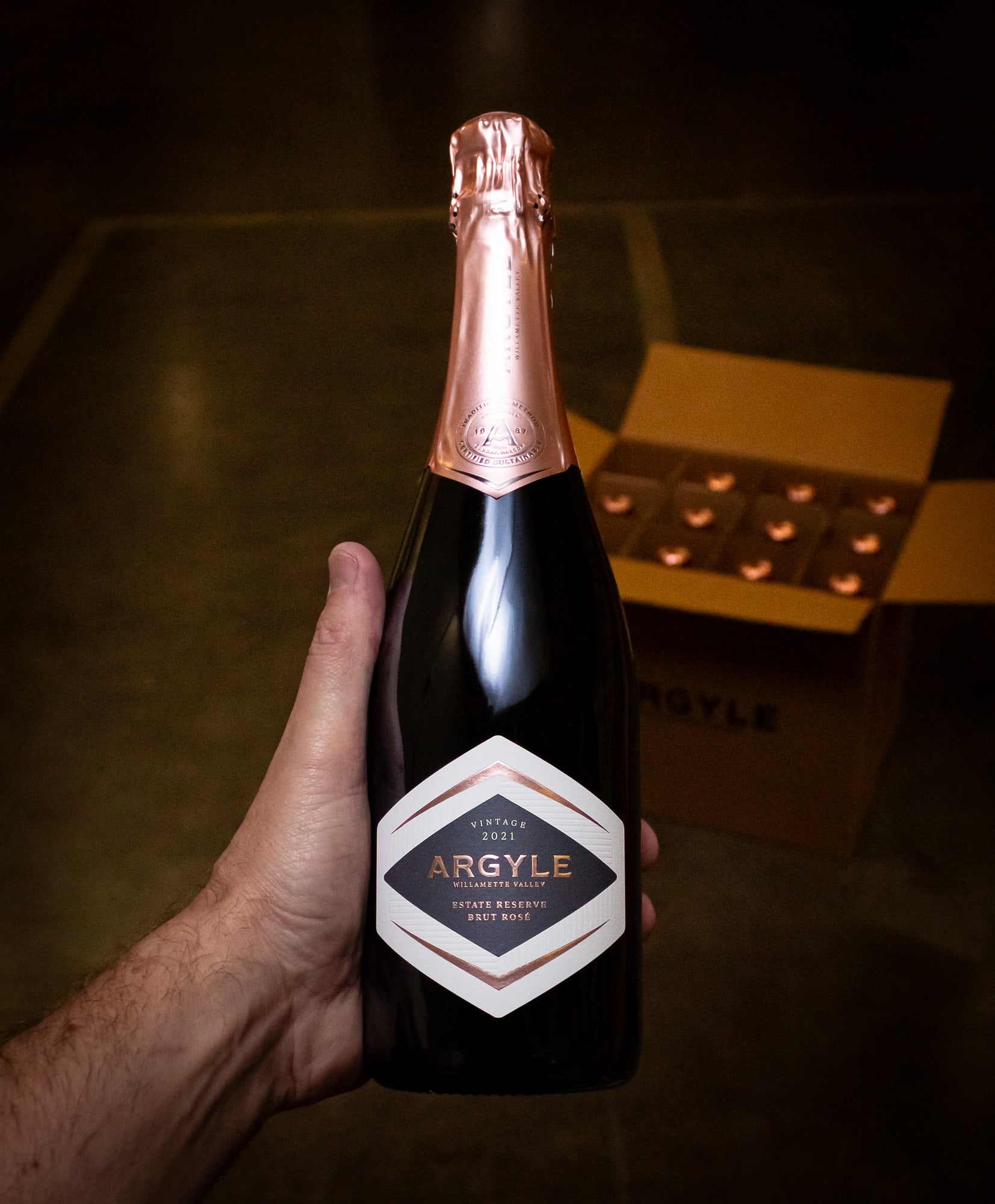 Argyle Rosé Estate Reserve Brut Willamette Valley 2021
