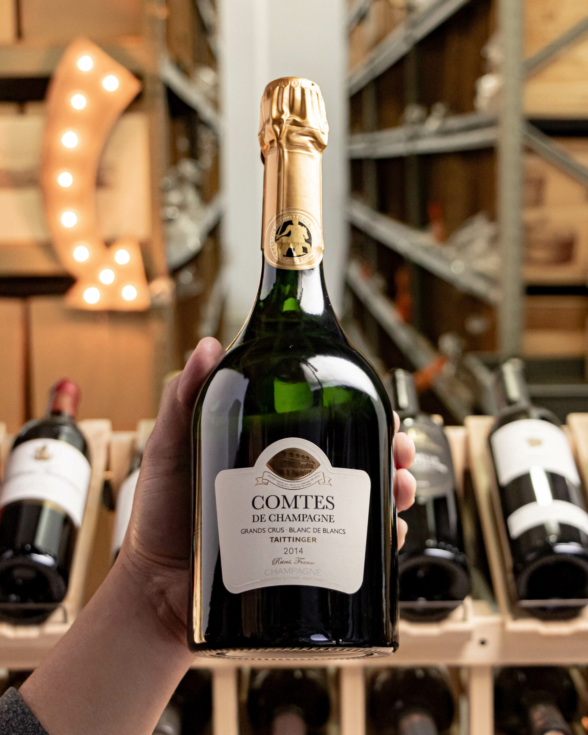 Champagne Taittinger Blanc de Blancs Comtes de Champagne Brut Grand Cru 2014