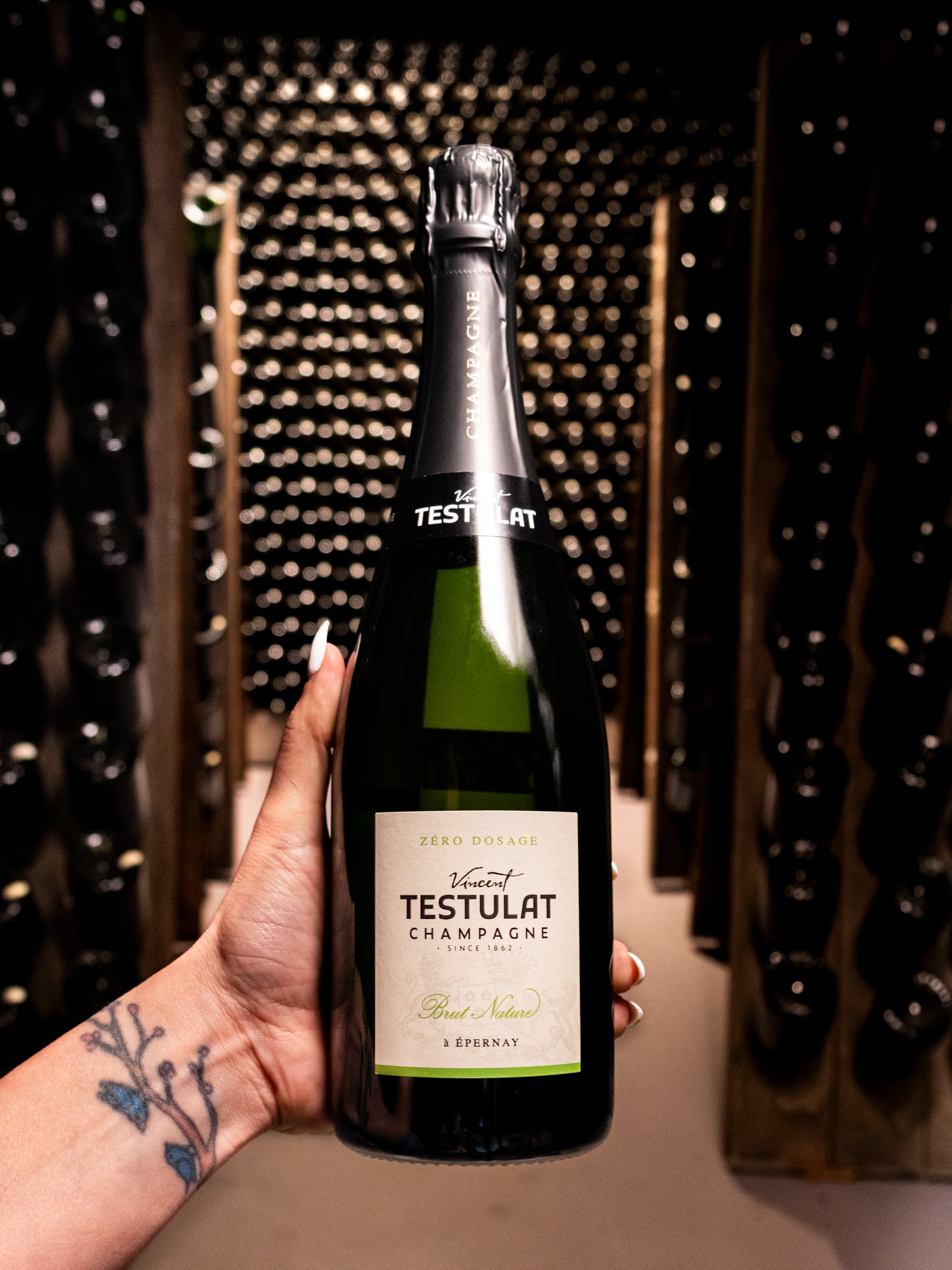 Champagne Vincent Testulat Blanc de Blancs Brut Nature NV