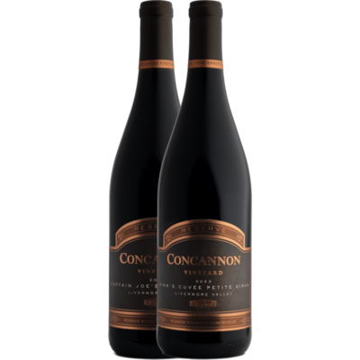2023 Capt. Joe’s & Nina’s Cuvée Reserve Petite Sirah Duo