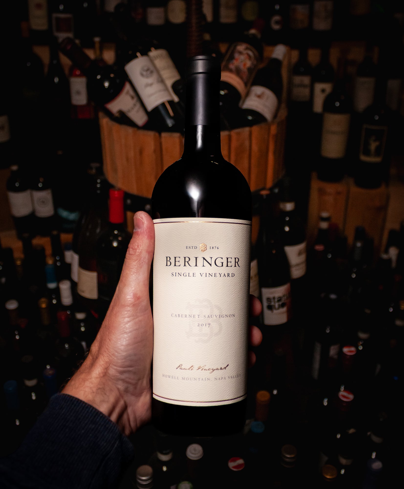 Beringer Cabernet Sauvignon Pauli Vineyard Howell Mountain Napa Valley 2017