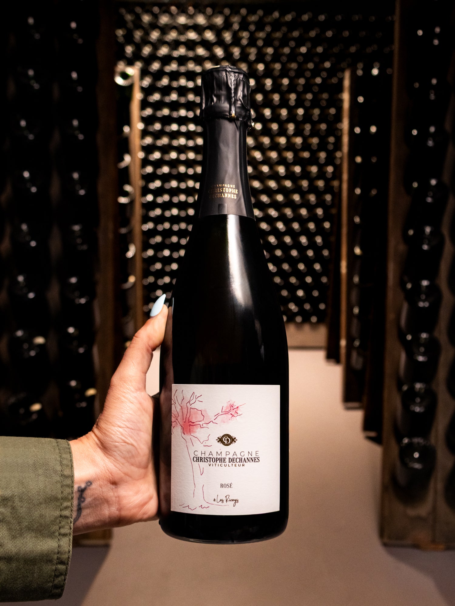 Champagne Christophe Dechannes Rosé Brut Les Riceys NV