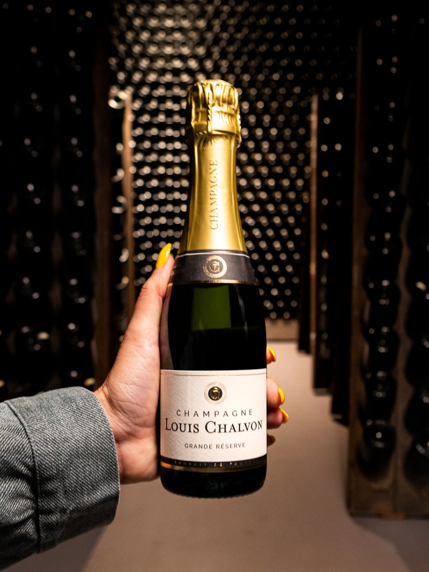 Champagne Louis Chalvon Grande Reserve Brut NV (Half Bottle 375mL)