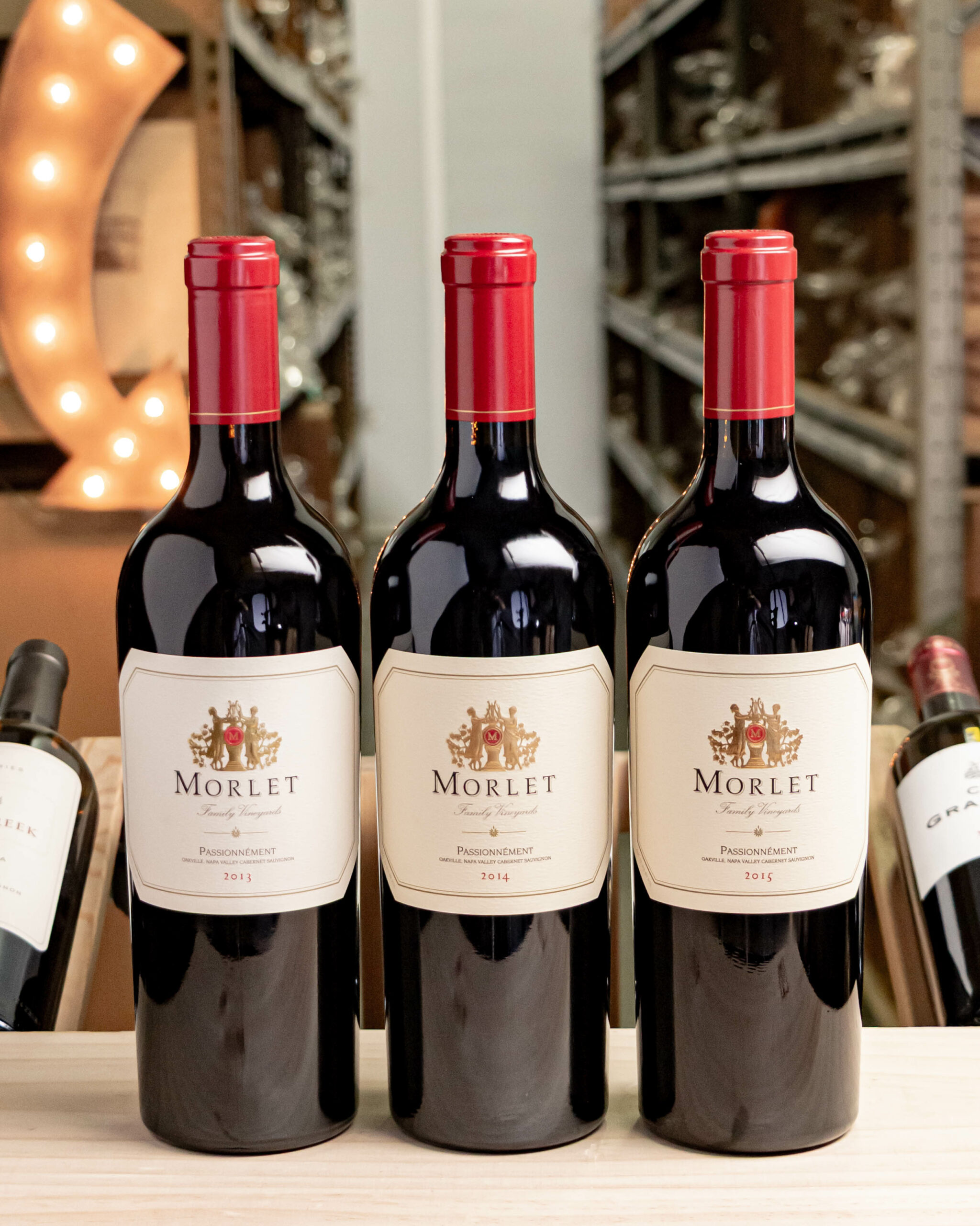 Morlet Family Vineyards Cabernet Sauvignon Passionnément Oakville (3 Pack Vertical)