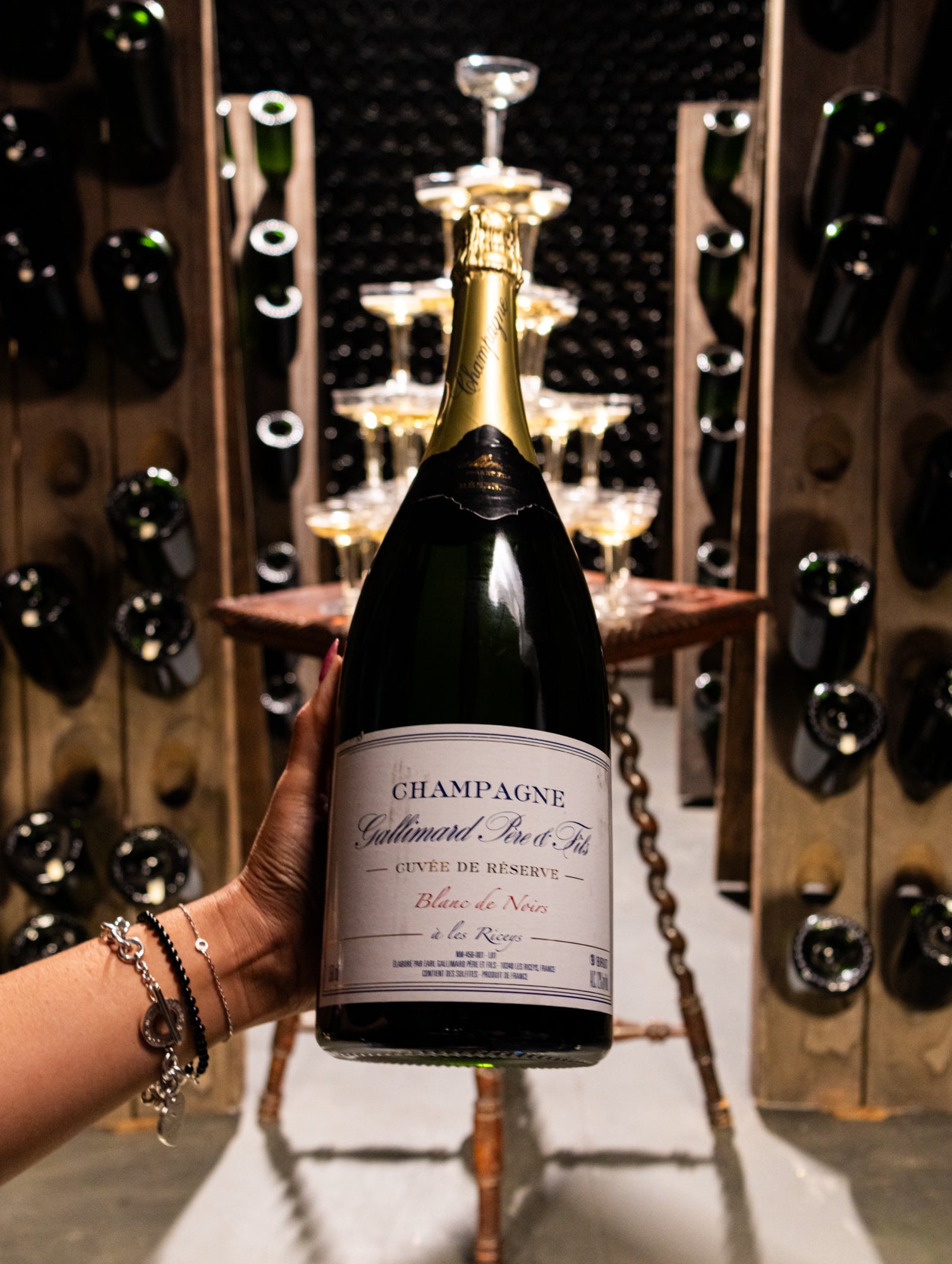 Champagne Gallimard Père et Fils Blanc de Noirs Cuvée de Reserve Les Riceys Brut NV (Magnum 1.5L)(ND)