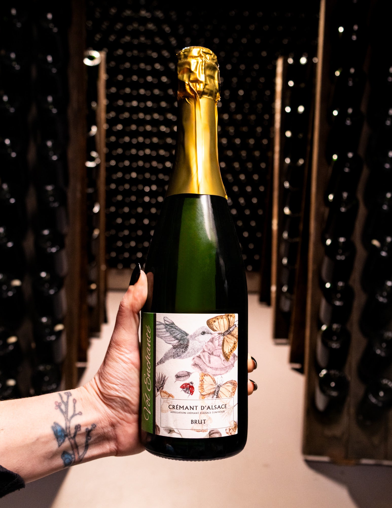 Cave de Ribeauville Vol Enchante Chardonnay Crémant d'Alsace NV